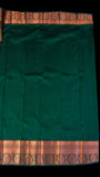 Gold and Light Green Festive Kanchipuram Silk Saree