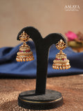 Aalaya Lakshmi Heritage Temple Jhumka Earrings