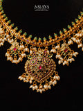 Aalaya Regal Guttapusalu Pearl Necklace Set