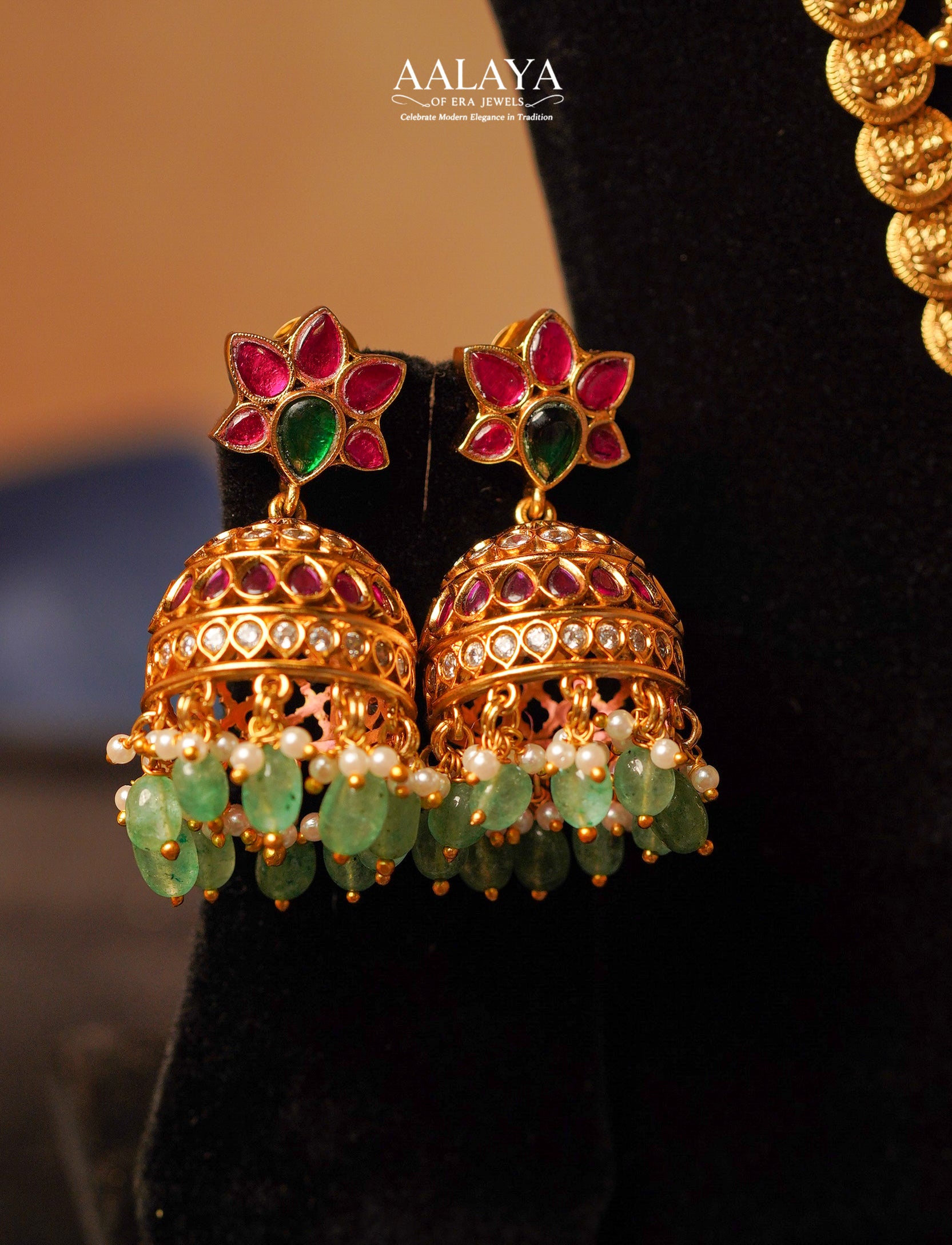 Aalaya Divine Lakshmi Coin Haram Set – Jadauv Design