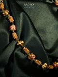 Aalaya Emerald Vine Choker Necklace Set