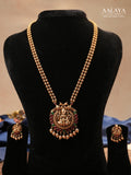 Aalaya Lakshmi Temple Pendant Necklace Set
