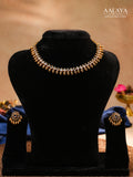 Aalaya Classic Kundan Choker Set with Drop Detailing
