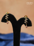 Aalaya Delicate Vine Crystal Necklace Set
