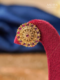 Aalaya Ruby Heritage Stud Earrings