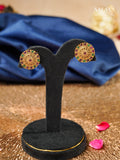 Aalaya Dual-Tone Heritage Stud Earrings