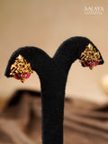 Aalaya Ruby Weave Heritage Choker Set