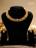 Aalaya Gold Weave Heritage Choker Set