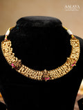 Aalaya Pearl Weave Heritage Choker Set