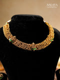 Aalaya Gold Weave Heritage Choker Set