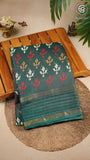 Sacramento Green Arrow Dola Silk Saree