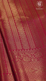 Dark Pink Banarasi Tissue Silk Saree