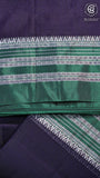Violet & Green Handloom Narayanpet Cotton Saree
