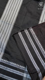 Brown & Black  Handloom Narayanpet Cotton Saree