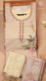 Beige MultiColor Floral Cotton Ready-to-Wear Salwar