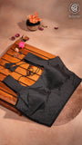 Black Sleeveless Silk Blouse