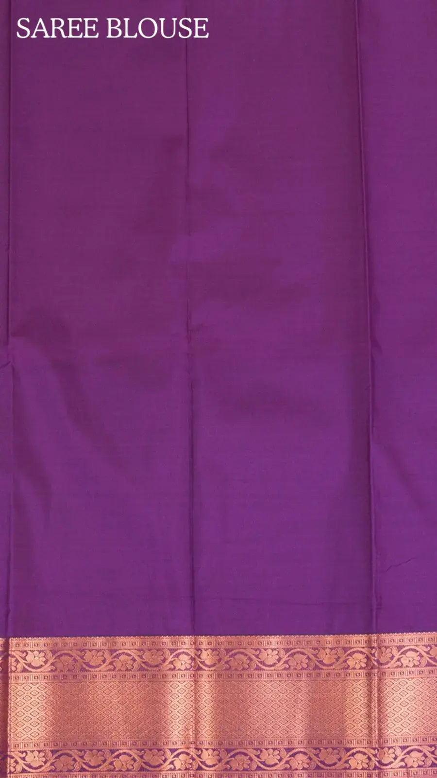 Forest Green and Purple Bridal Silk Gold Zari Woven Temple Border Menakari Patterned Kanchipuram Saree