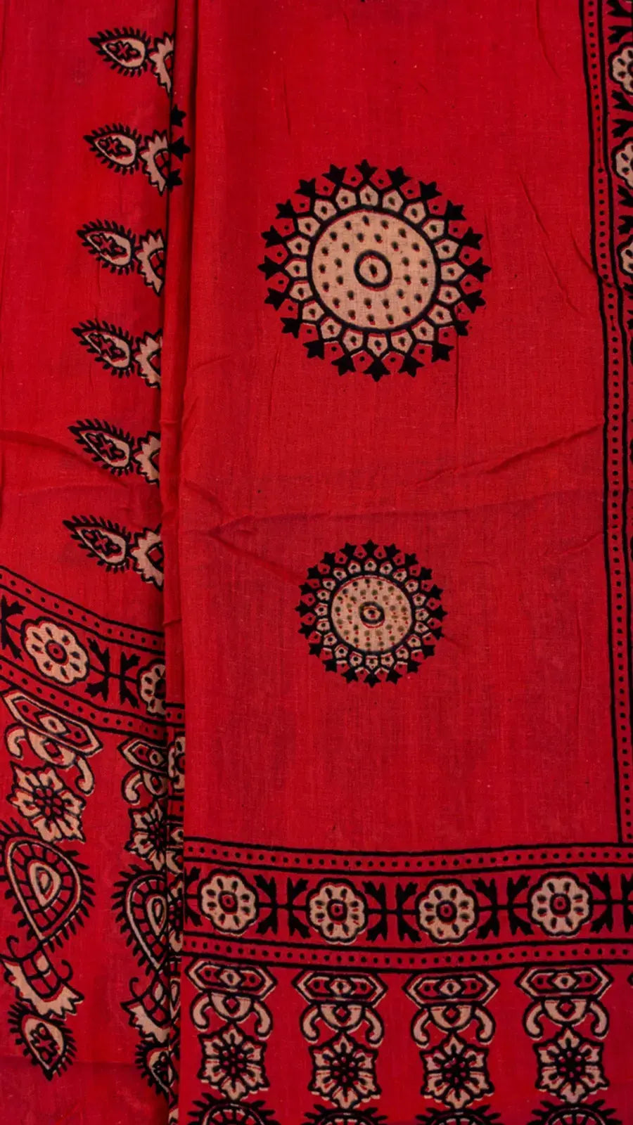 Prussian Blue and Maroon Ajrakh Cotton Salwar